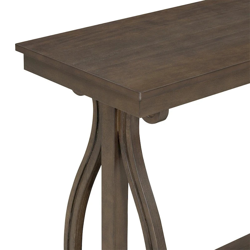 48-Inch Rustic Vintage Console Table,Farmhouse Style Entryway Table