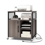File Cabinet on Wheels with Charging Station & Cable - See Details