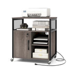 File Cabinet on Wheels with Charging Station & Cable - See Details