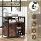 File Cabinet on Wheels with Charging Station & Cable - See Details