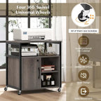 File Cabinet on Wheels with Charging Station & Cable - See Details