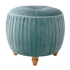 Velvet Small Round Ottoman