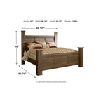 Dark Brown Poster Bed