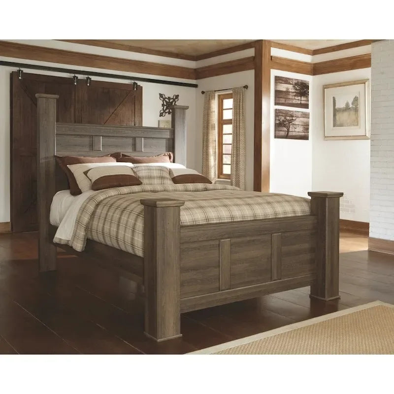 Dark Brown Poster Bed