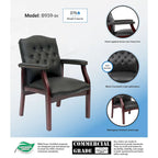 Traditional Black Guest Chair