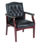 Traditional Black Guest Chair