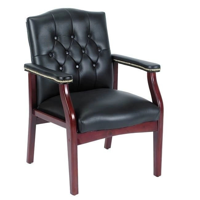 Traditional Black Guest Chair