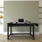 Porch & Den Handley Work Desk with Concealed Side Drawer
