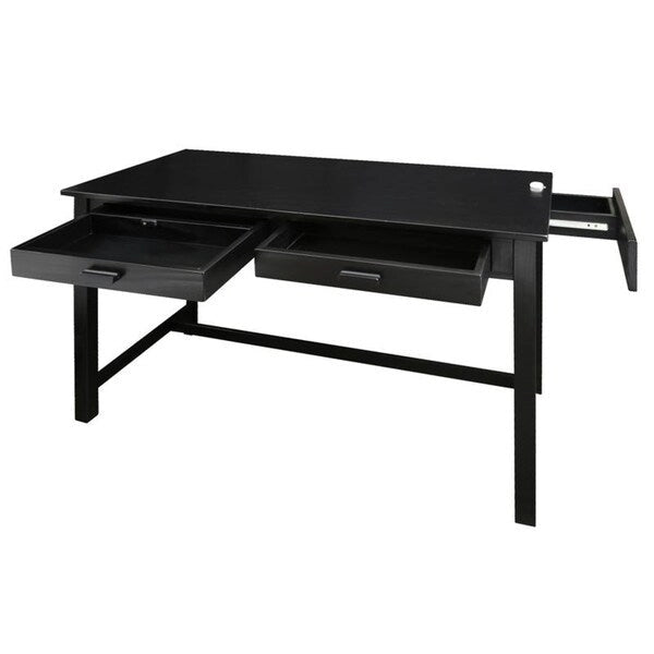 Work Desk with Concealed Side Drawer