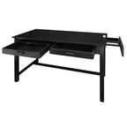 Work Desk with Concealed Side Drawer