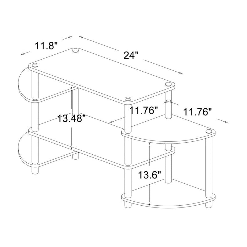 Triple Tier TV Stand