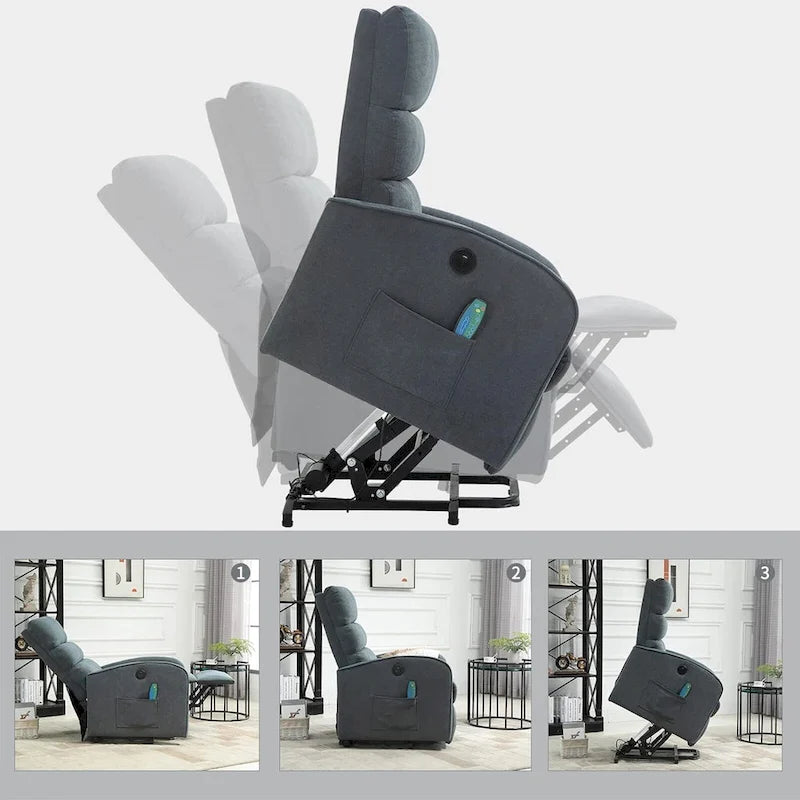 Modern Power Lift Massage Chair Electric Recliner