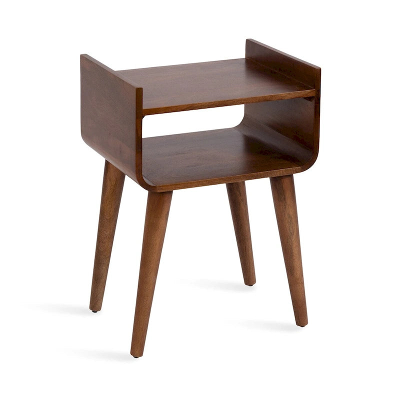 Wood Side Table - 18x14x27