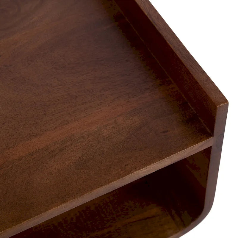 Wood Side Table - 18x14x27