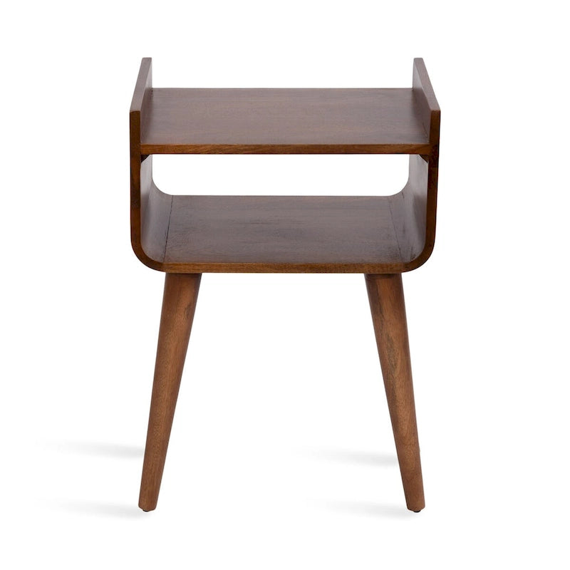 Wood Side Table - 18x14x27