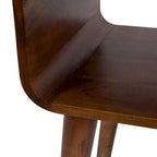 Wood Side Table - 18x14x27