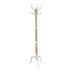 Aluminum Metal Coat Rack - Silver or Gold - Decor